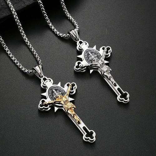 Collana ciondolo crocifisso - ciondolo,