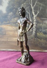 201011  Statuina  in bronzo massiccio, raffigurante il Davide del Verrocchio