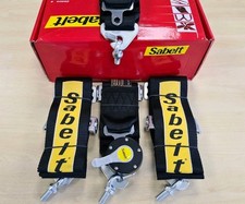 Imbracatura Sabelt 4 punti - NERA - corsa / rally / deriva / pista / strada / cintura di sicurezza 
