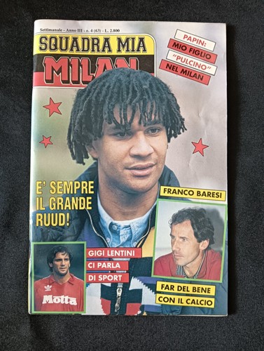 Rivista milan squadra - milan, mia