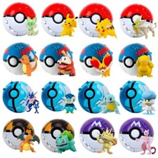 Action figure POKEMON. Pokeball Pikachu Charizard Squirtle Pocket. Idea REGALO