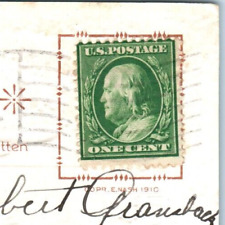 1912 Benjamin Franklin verde