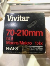 Obiettivo Vivitar zoom  70-210