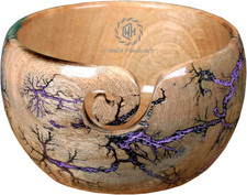 Ciotola per filati in legno