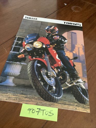 Yamaha tdr125 moto prospectus - moto,