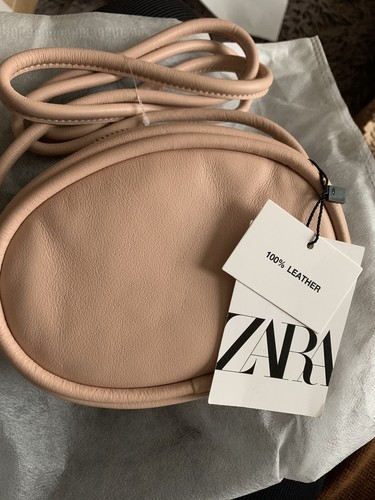 Borsa zara pelle ovale - zara,