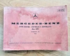 Catalogo Ricambi Mercedes Benz - TYPE 300 SEL - 300 SEL/3.6 - 300 SEL 3.5 - 1971