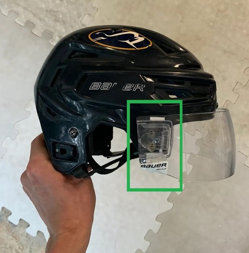 Bauer pro clip visor install - bauer, pro-clip