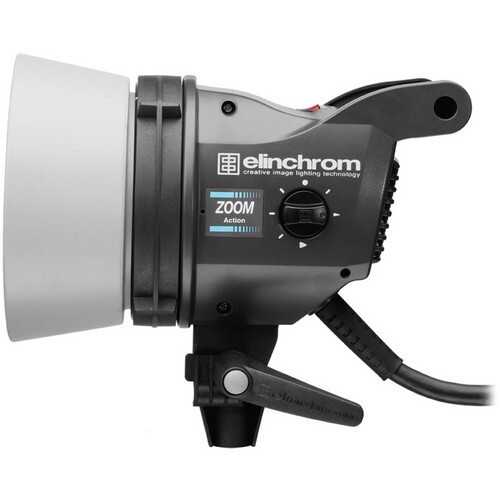 Testa flash azione zoom