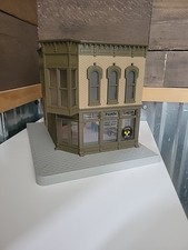 Scala O MTH BANCO DEI PEGNI ANGOLO OPPOSTO EDIFICIO ILLUMINATO con INSEGNA LAMPEGGIANTE