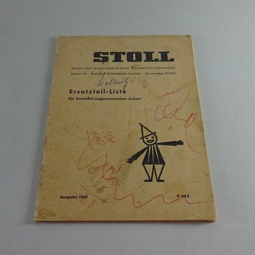 Catalogo parti stoll junior - parti,