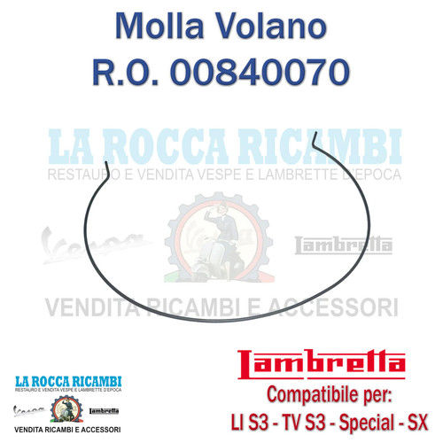 Molla coperchio volano - molla,