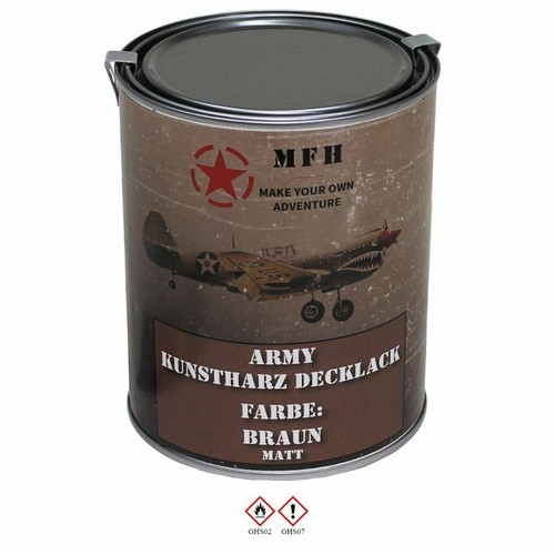 Vernice militare marrone opaco - vernice,