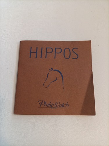 Philip watch hippos - watch, libretto