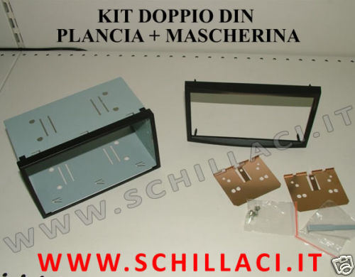 Kit plancia doppio din scudo - kit,