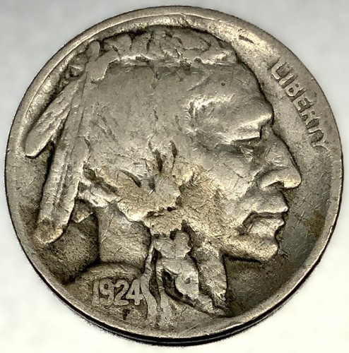 1924 buffalo nichel - buffalo,