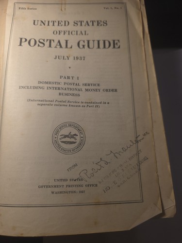 Official postal guide - u.s.,