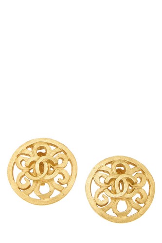 Chanel gold fretwork - gold, 'cc'