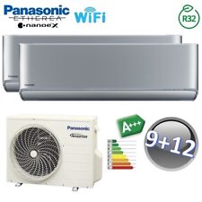 Climatizzatore dual split ETHEREA SILVER ARGENTO Panasonic 9000+12000 btu A+++ W