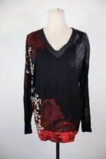 DESIGUAL MAGLIA DONNA TG. L  WOMAN CASUAL VINTAGE T-SHIRT COTONE