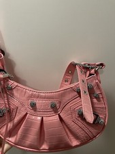 borsa stile balenciaga rosa in
