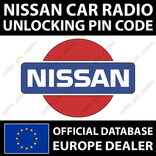 Nissan radio pin - codice, cd