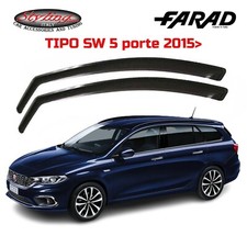 DEFLETTORI FIAT TIPO SW (2015 IN POI) 5 PORTE FARAD SET ANTIVENTO FUME' 12571