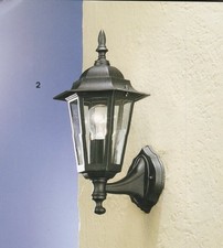 OUTDOOR SCONCES COL. BLACK
