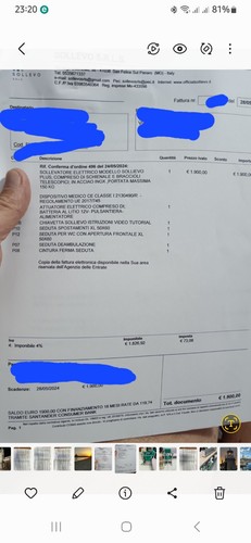 Sollevatore per disabili - sollevatore,