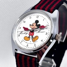 Orologio SEIKO Disney Time anni 70 Topolino antico funzionante a carica manuale