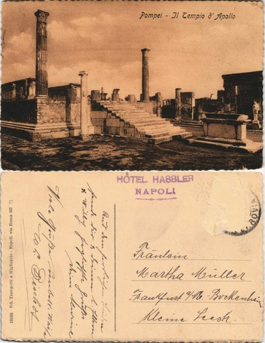 Cartolina pompei - pompei,