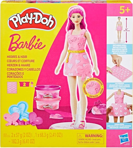 Play doh barbie set cuori - doh, e