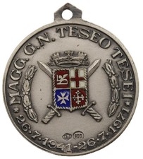 medaglia maggiore genio navale teseo tesei decima mas argento punzonata smaltata