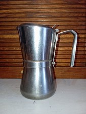 RARA CAFFETTIERA VINTAGE GIANNINA EXPRESS 6 TZ INOX 18/10 CARLO GIANNINI 