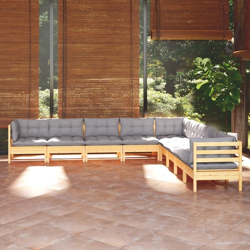 Set divani legno pino - pino, da