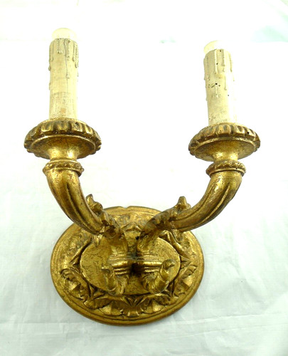 Antica applique legno - applique, in