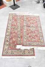 Tris Di Tappeti Rosa Bianco Floreale 120 X60 / 160 X 80 Cm