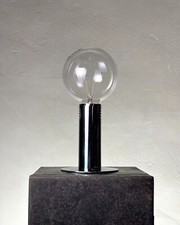 Lampada da tavolo Targetti Sankey acciaio cromato anni 70 Made in Italy