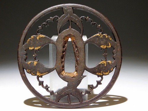 Grande spada tsuba originale