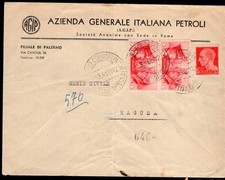 1941 Lettera  per Ragusa con Fratellanza d'Armi cent.75 x 2 + cent. 20 Imperiale