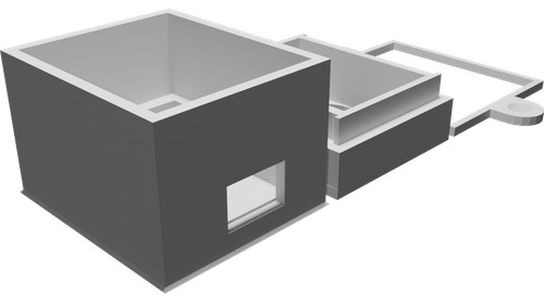 Custodia box per wemos - box, d1