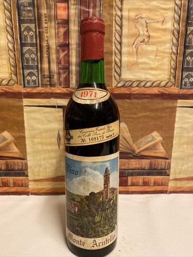 Vino 1971 monte arutello - vino,