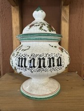 Vaso farmacia  Manna antico -