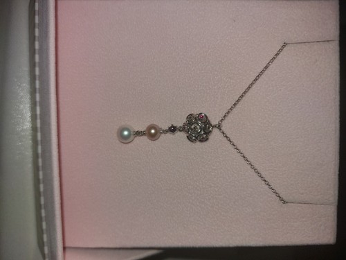 Collana argento perle - collana,