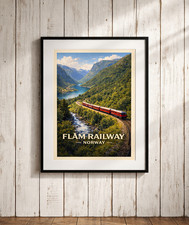 Poster da viaggio Flam Railway