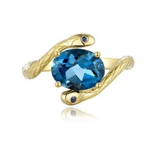 Anello serpente in argento 925