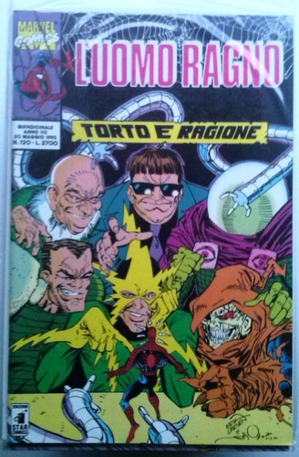 Uomo ragno 120 torto e - ragno,