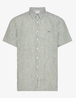 Sun shirt linen stripe - shirt, s/s