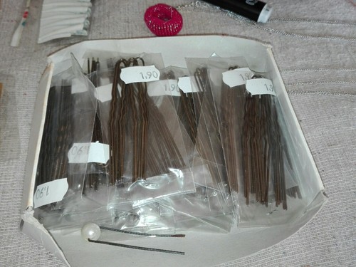 Lotto accessori capelli sposa