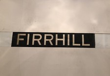 Edinburgh 291 Vintage Linen Destination Bus Blind 30” - Firrhill Firr Hill